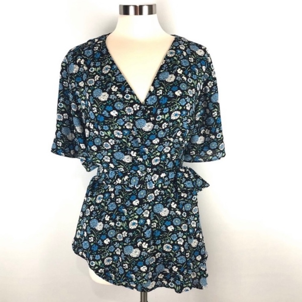 Loft Plus size 18 Wrap Blouse NWOT